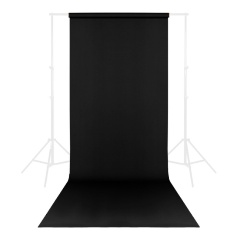 Изображение товара Фон бумажный Raylab 009 Black 1,35*6м черный