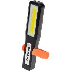 Изображение товара Фонарь автомобильный REXANT NEW AGE COB 3 режима с аварийным сигналом, крюком и поворотным держателем на магните