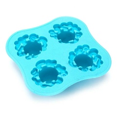 Изображение товара Форма для льда Bradex "ОСЬМИНОГ" 4 ячейки для создания ледяных фигурок