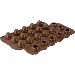 Изображение товара Форма для приготовления конфет Silikomart Choco Spiral, силиконовая