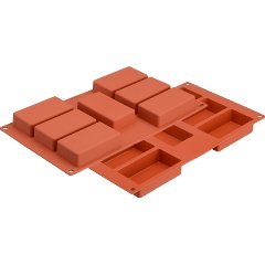 Изображение товара Форма для приготовления пирожных Silikomart Rettangolo силиконовая, 17 х 30 см