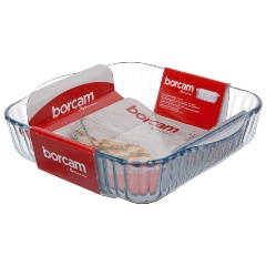 Изображение товара Форма для СВЧ Pasabahce Borcam прямоугольная 59384 — безопасная и удобная