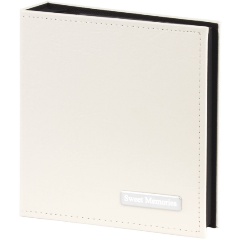 Изображение товара Фотоальбом Brauberg на 200 фото 10х15 см, под гладкую кожу, индивидуальный бокс, белый