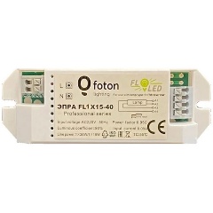 Изображение товара ЭПРА для люминесцентной лампы FOTON LIGHTING FL1х15-40W 160x40x27mm