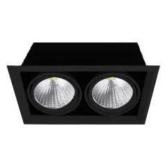 Изображение товара Светильник карданный FOTON FL-LED Grille-111-2 60W 4000K 370*185*150мм 60Вт 4800Лм