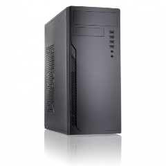 Изображение товара Корпус с блоком питания Foxline FL-301-FZ450R-U32 Midi-Tower черный 450W