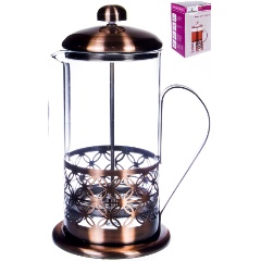 Изображение товара Френч-пресс Guterwahl 1000 мл стекло и нержавеющая сталь