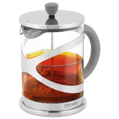 Изображение товара Френч-пресс Rondell Crystal Grey RDS-1669, 1л, серый