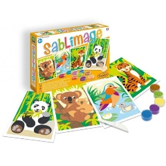 Изображение товара Набор для творчества SENTOSPHERE 8805 Фреска Животные Красной Книги для детей