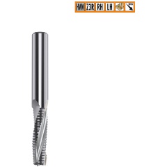 Изображение товара Фреза спиральная CMT 195.120.11, монолитная 12x35x83 Z=3R S=12 RH