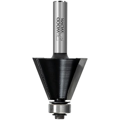 Изображение товара Фреза WOODWORK 936.3045.08,фасочная с подшипником угол=45° D=30.2 L=55 S=12
