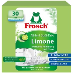 Изображение товара Таблетки для посудомоечных машин FROSCH ФРОШ Лимон 20 г, 30 шт