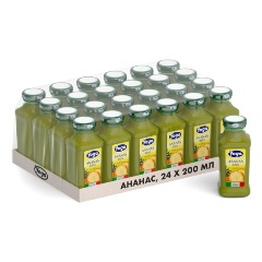 Изображение товара Фруктовый сок Yoga ананасовый 0.2 л стекло 24 шт