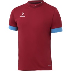 Изображение товара Футболка игровая Jogel DIVISION PerFormDRY Union Jersey, гранатовый/голубой/белый, S (р.рус 44-46)