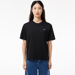 Изображение товара Футболка LACOSTE TF7215-031 женская, цвет черный, размер 44