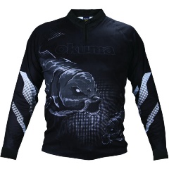 Изображение товара Мужская футболка с длинным рукавом Okuma Carp Jersey-2L для рыбалки UPF 50+