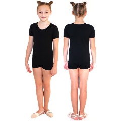 Изображение товара Футболка с коротким рукавом Indigo SM-220-32, р.32, хлопок, эластан, черный