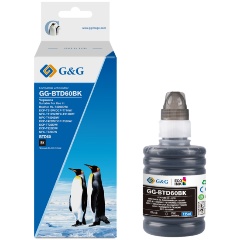 Изображение товара Чернила G&G GG-BTD60BK черный135мл для Brother HL-T4000DW, DCP-T510W, DCP-T710W, MFC-T810W, MFC-T910