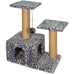 Изображение товара Игровой комплекс GAMMA для кошек двухуровневый, 580*370*690мм