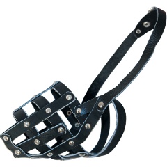 Изображение товара Намордник GAMMA кожаный №3, 160*100*120мм