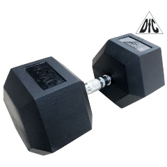 Изображение товара Набор гантелей DFC DB001 2 шт по 45 кг обрезиненные гантели для фитнеса и бодибилдинга