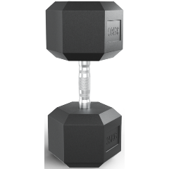 Изображение товара Гантель гексагональная UNIX Fit обрезиненная 35 кг 1 шт.