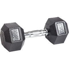 Изображение товара Гантель неразборная VictoryFit гексагональная 10 кг