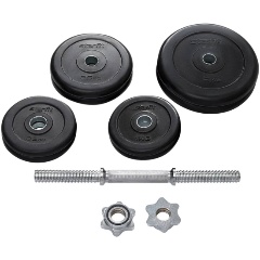 Изображение товара Гантель разборная обрезиненная STARFIT DB-716 20 кг для дома и зала