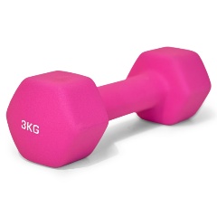 Изображение товара Гантель UNIX Fit неопреновая 3 кг Pink