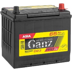 Изображение товара Аккумулятор GANZ PRO-Line JIS, 230x173x220, обратная полярность, 65 Ач