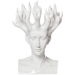 Изображение товара Статуэтка GARDA DECOR E1063 Белая Фантазия 31x31x46 см