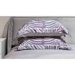 Изображение товара Комплект наволочек GARDA DECOR Саванна принт тенсель серый 50*70 (2шт)