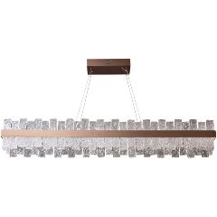 Изображение товара Люстра GARDA DECOR подвесная прямоуг 120 см стильная современная