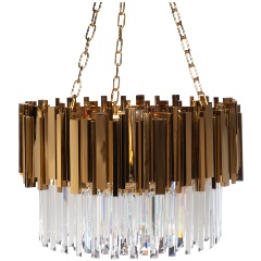 Изображение товара Люстра GARDA DECOR Vittoria золото d60см h38см