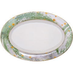 Изображение товара Тарелка GARDA DECOR овальная COMETA 30см (6)