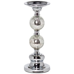 Изображение товара Подсвечник GARDA DECOR никелированный d11*26см