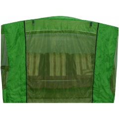 Изображение товара Чехол для качелей GARDEN STORY с москитной сеткой 1300х2050х1740 Ирис, Грация, зеленый