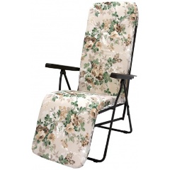 Изображение товара Кресло -шезлонг OLSA Альберто арт.с92а/117 (каркас зеленый., ткань рис.цветы)