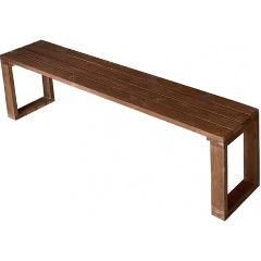 Изображение товара Скамья садовая DYATEL Дятел арт.G-007-OAK массив сосны 1530мм