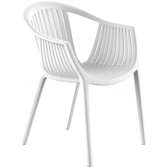 Изображение товара Стул пластиковый GARDEN STORY ЭСКАЛЕЙТ белый арт.PP0004WPб прочный и надежный