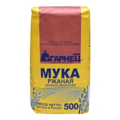 Изображение товара Мука Гарнец ржаная 500 г