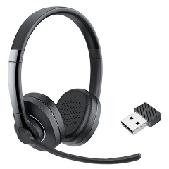 Изображение товара Беспроводная гарнитура JazzTel Teams Wireless Duo с шумоподавлением и длительным временем работы