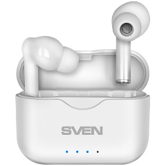 Изображение товара Беспроводная гарнитура SVEN E-701BT Bluetooth белый (SV-019518)
