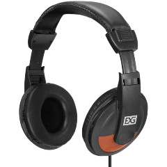 Изображение товара Гарнитура EXEGATE HS-130S черный - накладные наушники с микрофоном для ПК