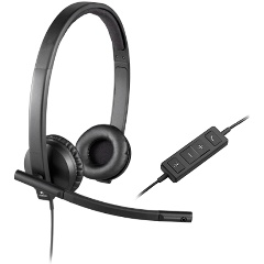 Изображение товара Гарнитура Logitech USB Headset H570e Stereo (981-000575)