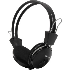 Изображение товара Гарнитура Oklick HS-M200 черный проводные накладные наушники с регулятором