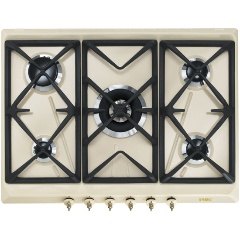 Изображение товара Газовая варочная панель SMEG SRV876POGH 5 конфорок, автоматический электроподжиг