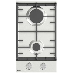 Изображение товара Газовая варочная панель Evelux HEG 300 X 2 конфорки нержавеющая сталь Турция