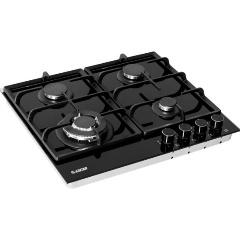 Изображение товара Газовая варочная панель Exiteq PFH 640 STGB-E/B 4 конфорки на стекле