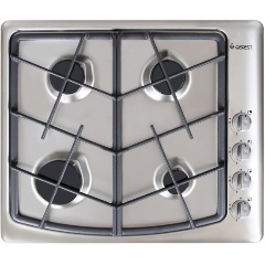 Изображение товара Газовая варочная панель Gefest СН 1211 К30 нержавеющая сталь 4 конфорки с газ-контролем